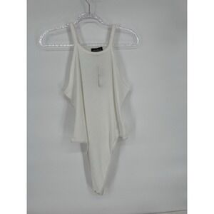 Macy's Danielle Bernstein Womens Sz XL Shirt Thong Tank Bodysuit Top Retail $39
